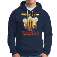 Christmas Hoodie Happy Kwanzaa African American Candles - Wonder Print Shop