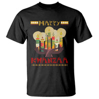 Christmas T Shirt Happy Kwanzaa African American Candles - Wonder Print Shop
