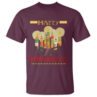Christmas T Shirt Happy Kwanzaa African American Candles - Wonder Print Shop