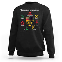Christmas Sweatshirt 7 Principles Of Kwanzaa African American Festival - Wonder Print Shop