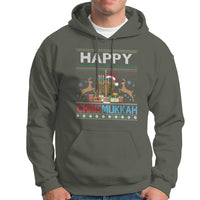 Happy Chrismukkah Funny Jewish Christmas Hanukkah Chanukah Hoodie