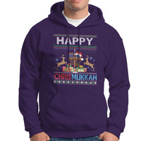 Happy Chrismukkah Funny Jewish Christmas Hanukkah Chanukah Hoodie