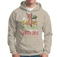 Christmas Hoodie Reindeer Beer Drinking I'm The Kind Of Naughty Santa Likes - Wonder Print Shop