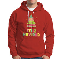 Feliz Navidad Colorful Xmas Tree Spanish Christmas Hoodie - Wonder Print Shop