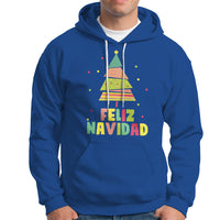 Feliz Navidad Colorful Xmas Tree Spanish Christmas Hoodie - Wonder Print Shop