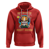 Cat Gamer Hoodie Don't Bother Me Right Meow Funny Video Game - Wonder Print Shop