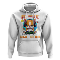 Cat Gamer Hoodie Don't Bother Me Right Meow Funny Video Game - Wonder Print Shop