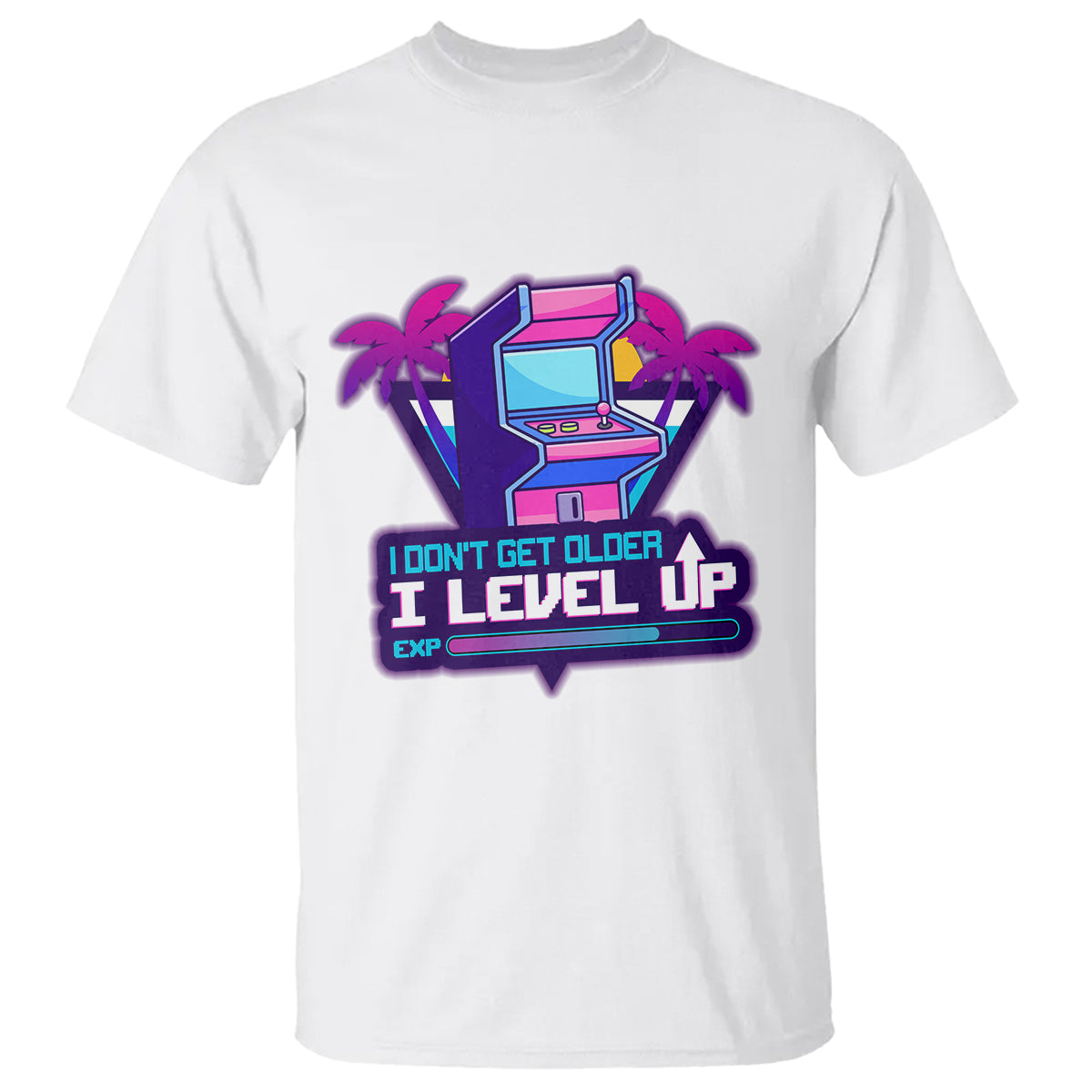 Gamer Birthday T Shirt I Don't Get Older I Level Up - Wonder Print Shop