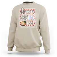 If It Doesn't Have To Do With Anime Video Games Or Food I Don't Care Sweatshirt - Wonder Print Shop