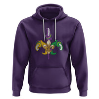 Mardi Gras Alligator Crocodiles Funny Fleur De Lis Hoodie - Wonder Print Shop