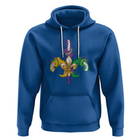 Mardi Gras Alligator Crocodiles Funny Fleur De Lis Hoodie - Wonder Print Shop