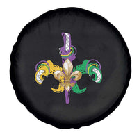 Mardi Gras Alligator Crocodiles Funny Fleur De Lis Spare Tire Cover