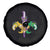 Mardi Gras Alligator Crocodiles Funny Fleur De Lis Spare Tire Cover