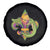 Mardi Gras Alligator Crocodiles Fleur De Lis Spare Tire Cover