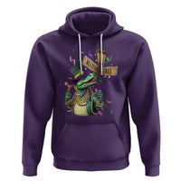 Bead Dinosaur Funny Mardi Grawr Gras Hoodie - Wonder Print Shop