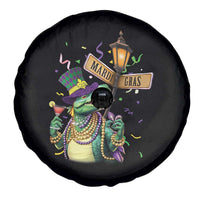 Bead Dinosaur Funny Mardi Grawr Gras Spare Tire Cover