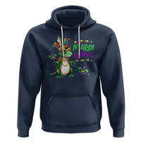 Mardi Grawr Gras Cute Bead Dinosaur Hoodie - Wonder Print Shop