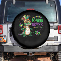 Mardi Grawr Gras Cute Bead Dinosaur Spare Tire Cover