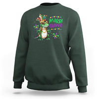 Mardi Grawr Gras Cute Bead Dinosaur Sweatshirt - Wonder Print Shop