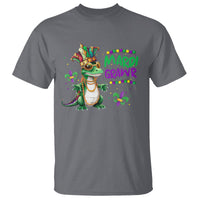 Mardi Grawr Gras Cute Bead Dinosaur T Shirt - Wonder Print Shop