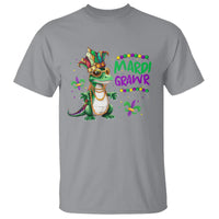 Mardi Grawr Gras Cute Bead Dinosaur T Shirt - Wonder Print Shop