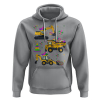 Mardi Gras Hoodie Jester Construction Vehicle Truck Fat Tuesday New Orleans - Wonder Print Shop