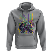 Mardi Gras Monster Truck Beads Flag Hoodie - Wonder Print Shop