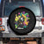 Mardi Gras Funny Tuxedo Cat Meme Beads Spare Tire Cover