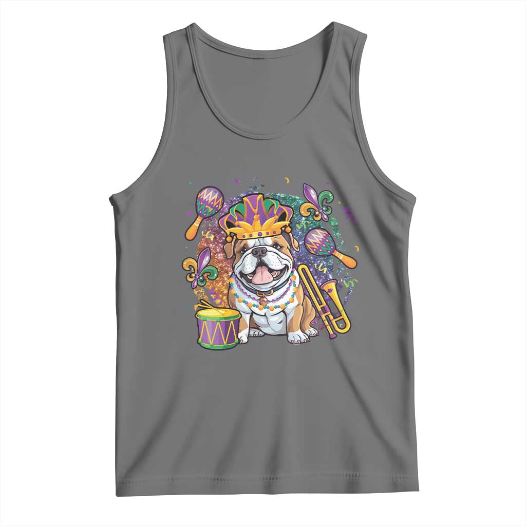 Mardi Gras Tank Top Fench Bulldog Cute Fat Tuesday Frenchie Pet Dog