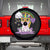 Mardi Gras Cute Unicorn Beads Rainbow Fleur De Lis Spare Tire Cover