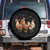 Mardi Gras Funny Farmer Jester Chicken Beads Spare Tire Cover