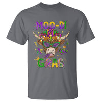 Mardi Gras T Shirt Moo-di Bead Heifer Cow Fat Tuesday Festival - Wonder Print Shop