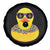 Mardi Gras Beads Cool Rubber Duck Fat Tuesday Festival Spare Tire Cover