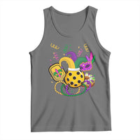 Mardi Gras Pickleball Jester Hat Beads Tank Top