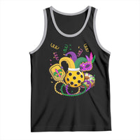 Mardi Gras Pickleball Jester Hat Beads Tank Top