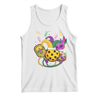 Mardi Gras Pickleball Jester Hat Beads Tank Top