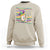 Mardi Gras Baseball Jester Hat Beads Flag Sweatshirt - Wonder Print Shop