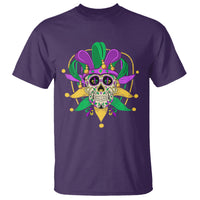 Mardi Gras Funny Sugar Skull Fat Tuesday New Orleans T Shirt - Wonder Print Shop