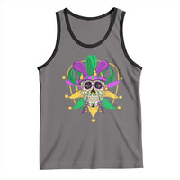 Mardi Gras Funny Sugar Skull Fat Tuesday New Orleans Tank Top