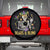 Mardi Gras Funny Skeleton Beads And Bling Spare Tire Cover