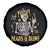 Mardi Gras Funny Skeleton Beads And Bling Spare Tire Cover
