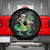Mardi Gras Funny Skeleton On Dinosaur Jester Beads Spare Tire Cover