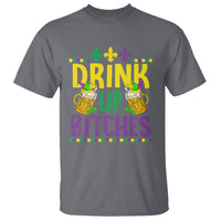 Mardi Gras T Shirt Drink Up Bitch Funny Drinking Team - Wonder Print Shop