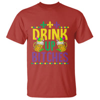 Mardi Gras T Shirt Drink Up Bitch Funny Drinking Team - Wonder Print Shop