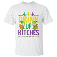 Mardi Gras T Shirt Drink Up Bitch Funny Drinking Team - Wonder Print Shop