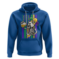 Mardi Gras Beer Lover American Flag Fat Tuesday Parade Hoodie - Wonder Print Shop