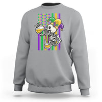 Mardi Gras Beer Lover American Flag Fat Tuesday Parade Sweatshirt - Wonder Print Shop