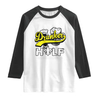 Mardi Gras Raglan Shirt She's My Drunker Half Matching Couple