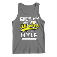 Mardi Gras Tank Top She's My Drunker Half Matching Couple