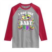 Mardi Gras Raglan Shirt I Got The Baby Funny Pregnancy Announcement